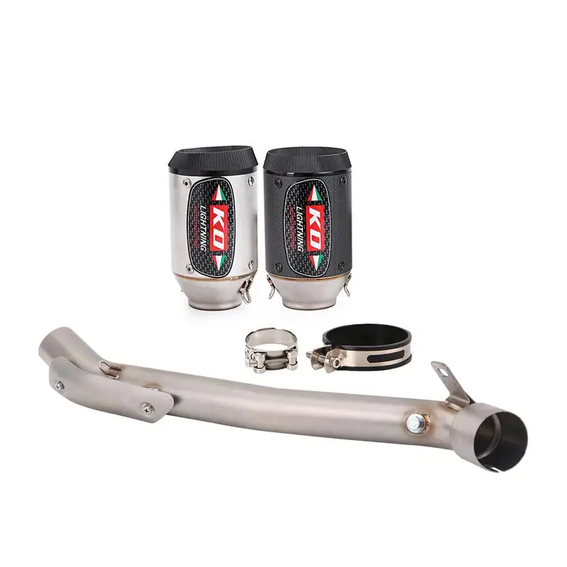 Motorcycle Exhaust System Mid Link Pipe Stainless Steel Muffler 51mm Escape Carbon Fiber Tip For Suzuki GSXR1000 2009-2011
Motorcycle Exhaust System Mid Link Pipe Stainless Steel Muffler 51mm Escape Carbon Fiber Tip For Suzuki GSXR1000 2009-2011