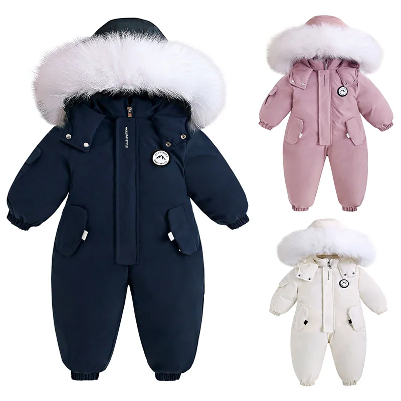 UNITIM -30 Degree Russia 2025 Winter Baby Jumpsuit Fur Hood Toddler Kid Boy Overalls Zipper 1-5Y Baby Girl Snowsuit Outwear Coat
UNITIM -30 Degree Russia 2025 Winter Baby Jumpsuit Fur Hood Toddler Kid Boy Overalls Zipper 1-5Y Baby Girl Snowsuit Outwear Coat