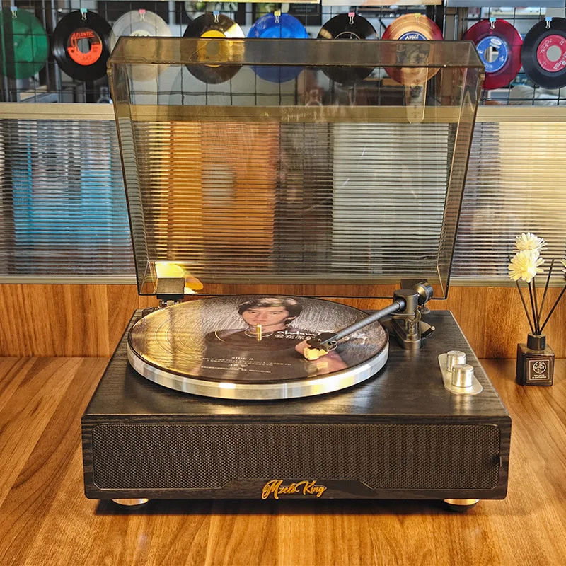 Cross-border spot vinyl record player phonograph bluetooth stereo wooden player ornament retro record player gift LP
Cross-border spot vinyl record player phonograph bluetooth stereo wooden player ornament retro record player gift LP