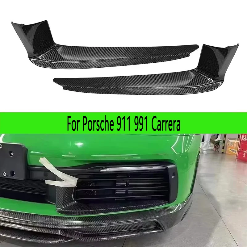 For Porsche 992 911 2019-2023 Carbon Fiber Car Front Bumper Wind knife Splitter Spoiler Canard Air Knife Surround Trim Body Kit
For Porsche 992 911 2019-2023 Carbon Fiber Car Front Bumper Wind knife Splitter Spoiler Canard Air Knife Surround Trim Body Kit