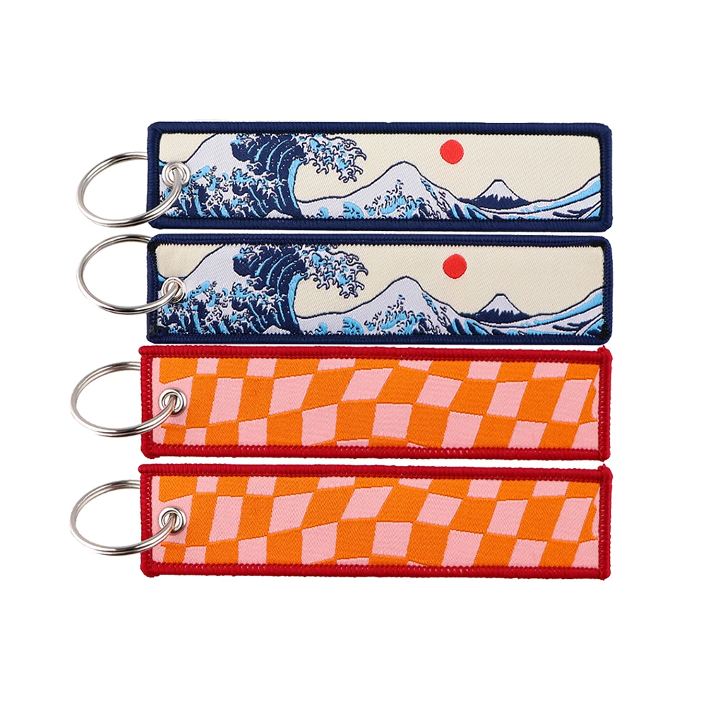 Embroidered Key Tag Keychain for Car Motorcycles Keys Holder Keyring Women Men Fashion Jewelry Accessories Gifts 1pc
Embroidered Key Tag Keychain for Car Motorcycles Keys Holder Keyring Women Men Fashion Jewelry Accessories Gifts 1pc