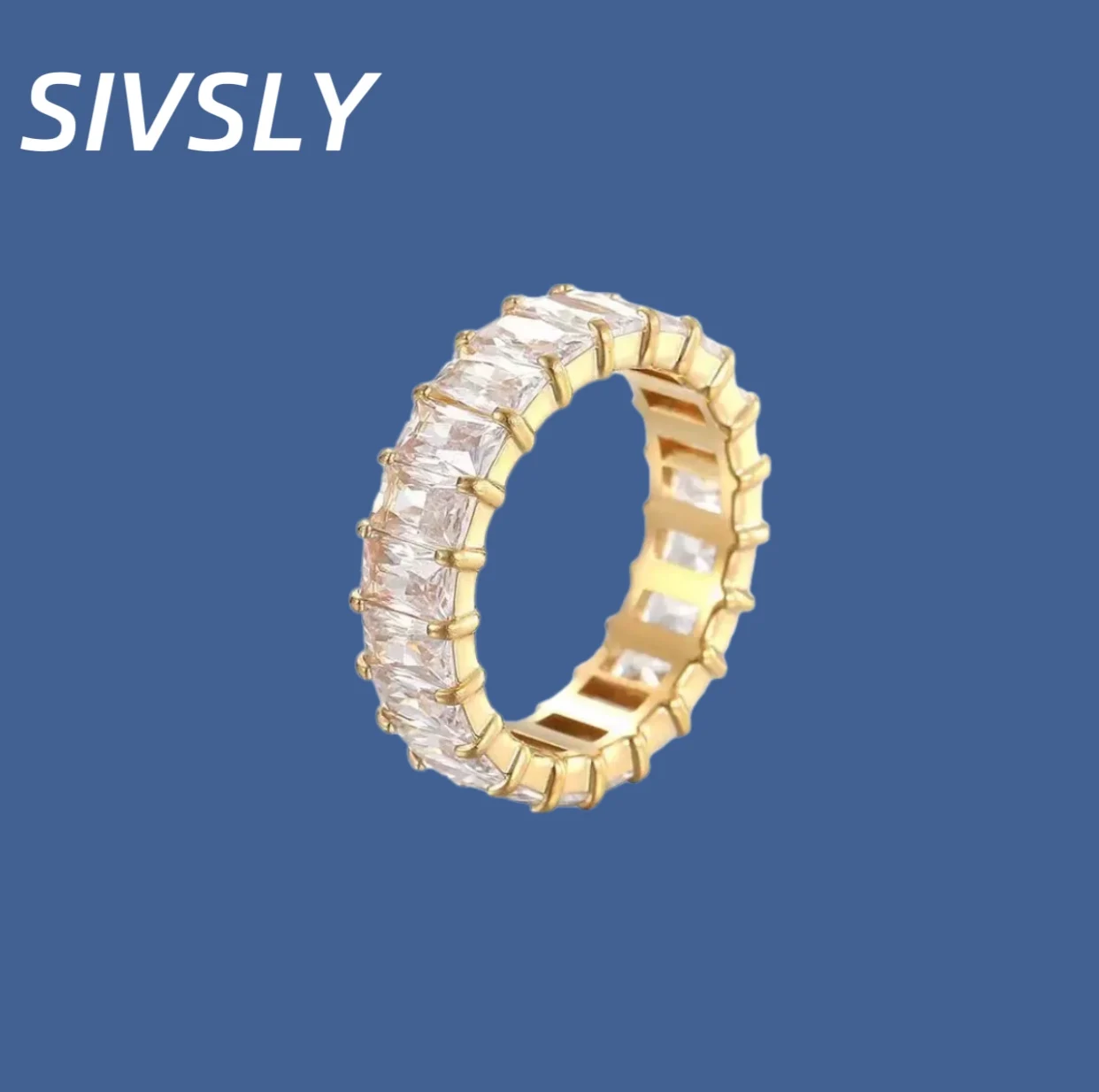 Hot-selling titanium steel luxurious high-end ring, European and American fashion zirconium ring, new style, personalized
Hot-selling titanium steel luxurious high-end ring, European and American fashion zirconium ring, new style, personalized