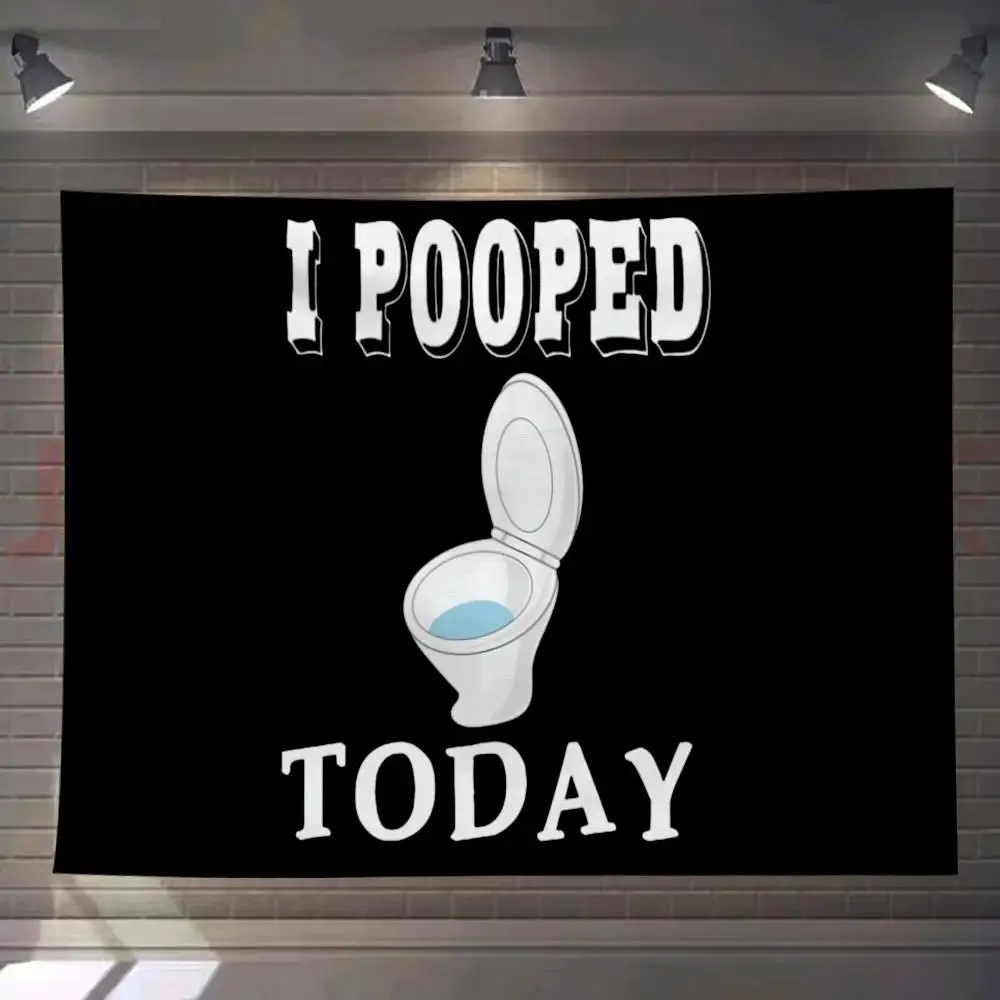 I Pooped Today Tapestry For Bedroom Living Room Outdoor Wall Decor Simple Stylish Art Piece Vertical Design
I Pooped Today Tapestry For Bedroom Living Room Outdoor Wall Decor Simple Stylish Art Piece Vertical Design