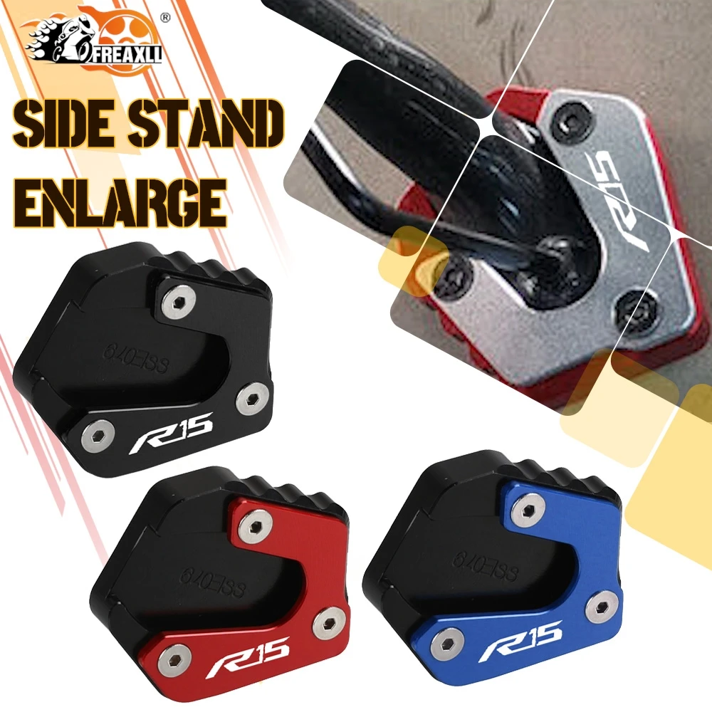 For YAMAHA R15 V3 V4 2017 2018 2019 2020 2021 2022 2023 2024 YZF-R15V3 2025 CNC Kickstand Side Stand Extension Pad Support Plate
For YAMAHA R15 V3 V4 2017 2018 2019 2020 2021 2022 2023 2024 YZF-R15V3 2025 CNC Kickstand Side Stand Extension Pad Support Plate