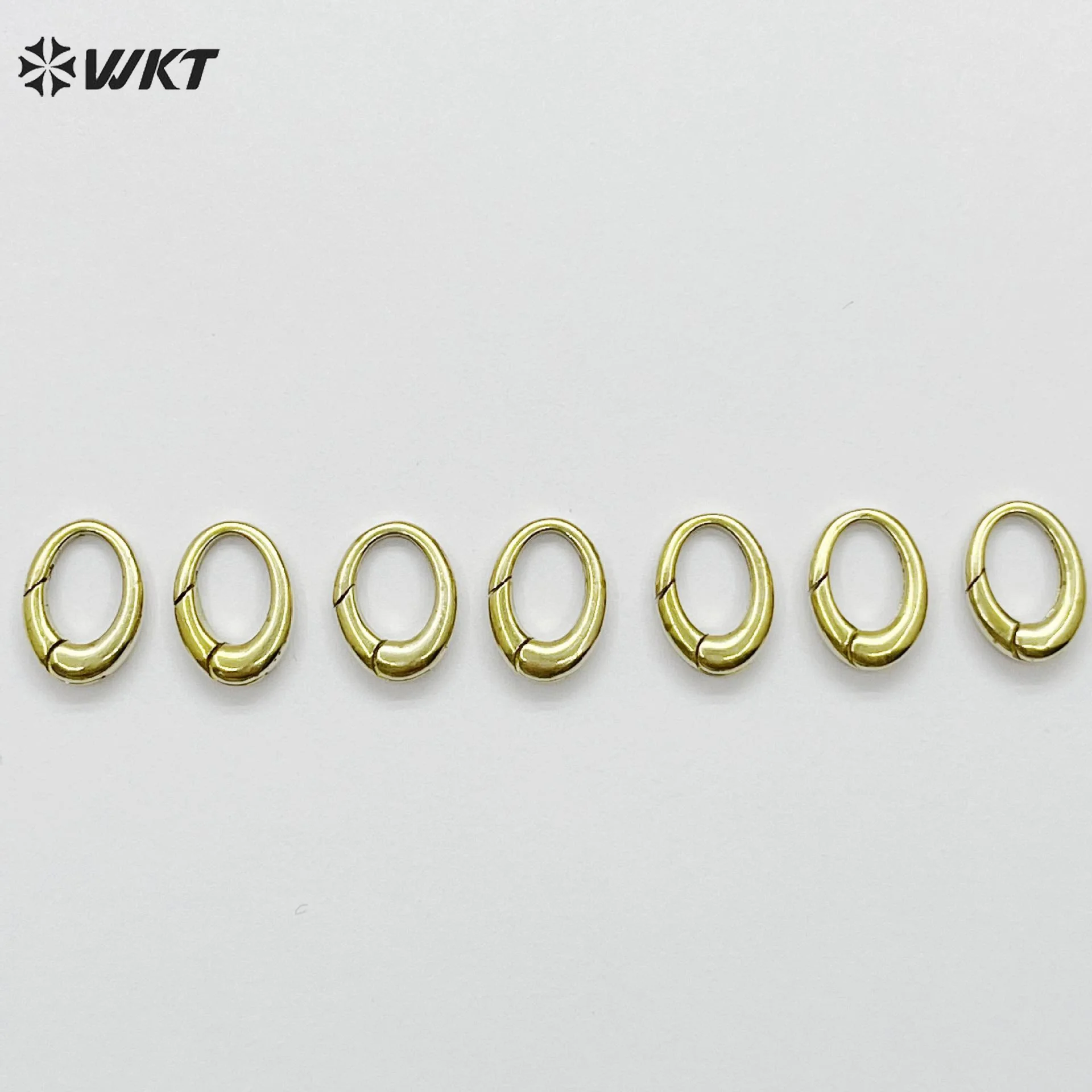 WT-JFE135 Women Fashion Gold Electroplated Connector Clasp Oval Open Jump Rings For Jewelry Necklace Bracelet Making
WT-JFE135 Women Fashion Gold Electroplated Connector Clasp Oval Open Jump Rings For Jewelry Necklace Bracelet Making