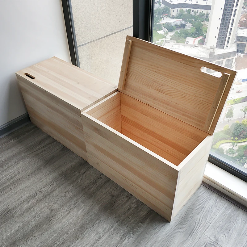 Wooden box, storage box, stool-sitting multi-functional solid wood bed, tatami finishing
Wooden box, storage box, stool-sitting multi-functional solid wood bed, tatami finishing