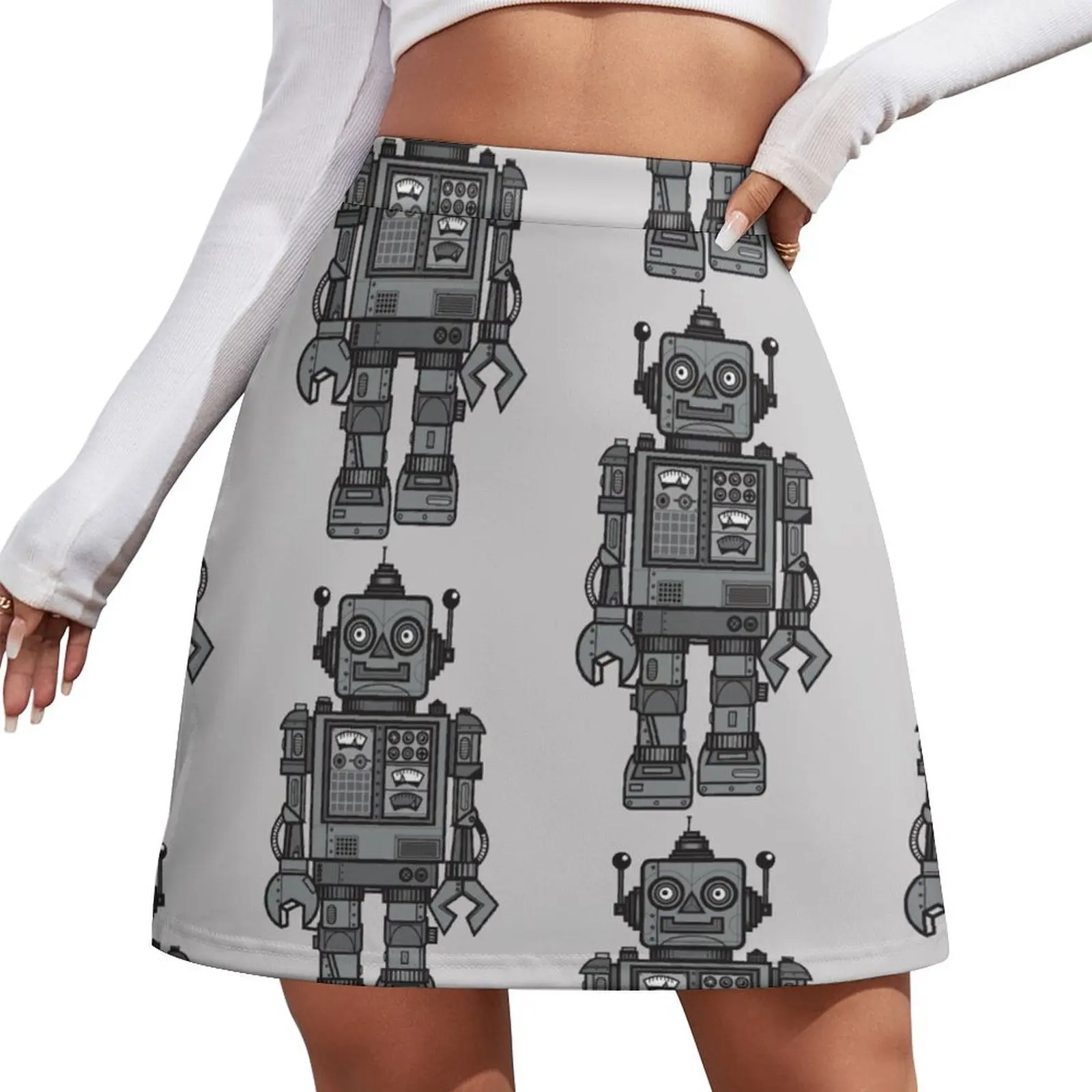 Vintage Robot Mini Skirt fairy core short skirts for women Korean clothing luxury clothes women Mini Skirt
Vintage Robot Mini Skirt fairy core short skirts for women Korean clothing luxury clothes women Mini Skirt