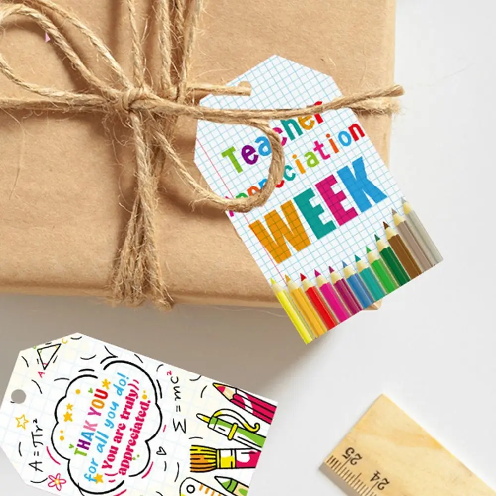 60pcs Cute Teachers Appreciation Week Tags Blessing Paper Gift Boxes Hanging Card DIY Decor with Hole Cupcake Tags
60pcs Cute Teachers Appreciation Week Tags Blessing Paper Gift Boxes Hanging Card DIY Decor with Hole Cupcake Tags