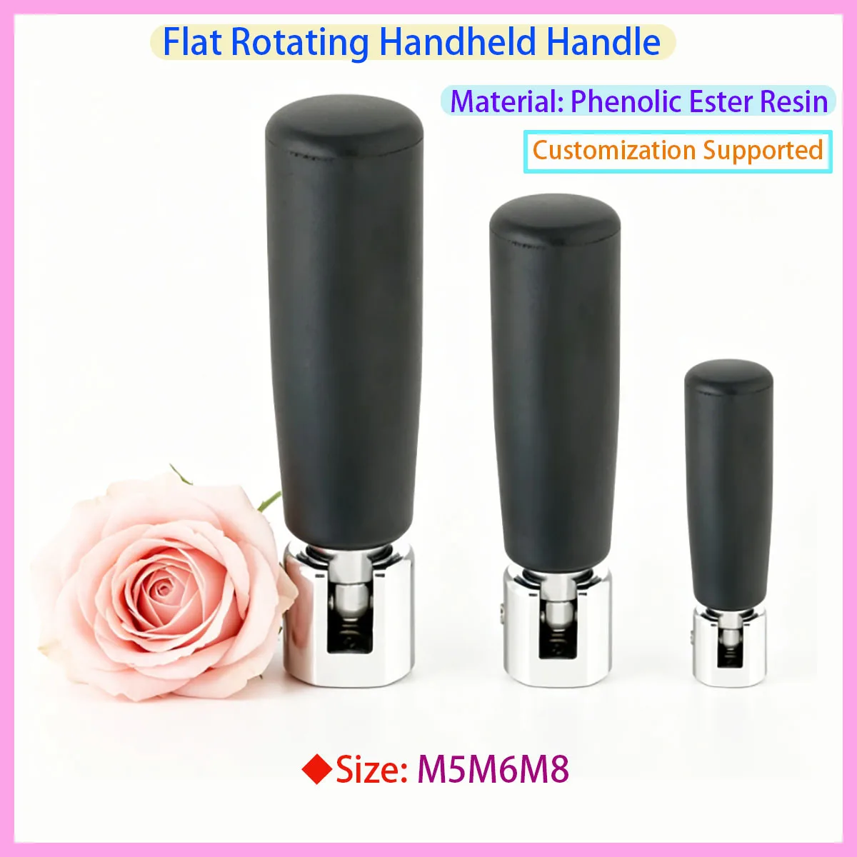 Replace The Flat Rotating Handle GRML Machine Handle Foldable Handle M5 M6 M8 M10
Replace The Flat Rotating Handle GRML Machine Handle Foldable Handle M5 M6 M8 M10