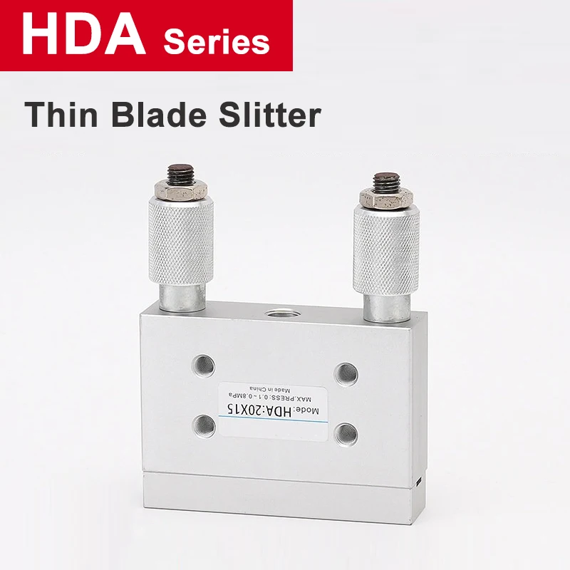 HDA-20X15 Slitter Thin Blade Paper Cutting Machine Pneumatic Cylinder Compact Air Cylinder Aluminum oxide
HDA-20X15 Slitter Thin Blade Paper Cutting Machine Pneumatic Cylinder Compact Air Cylinder Aluminum oxide