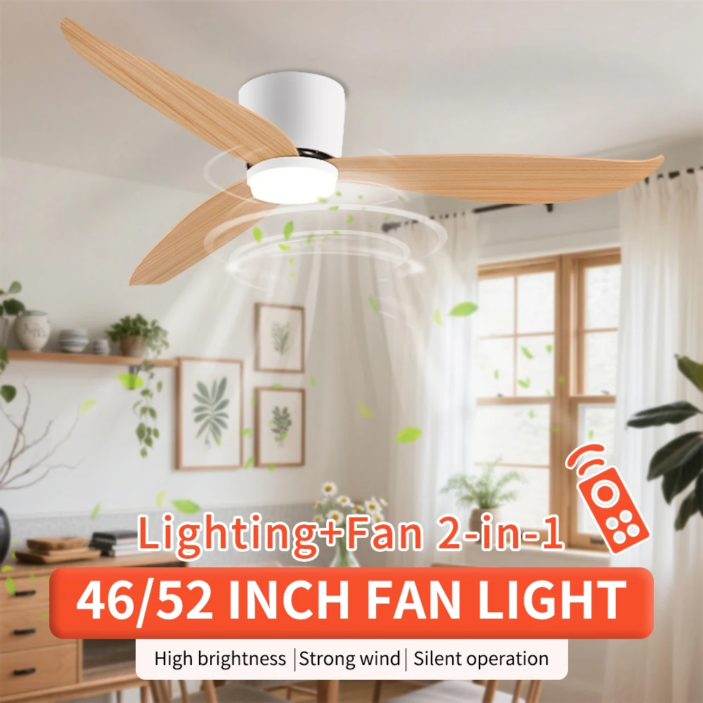 Led Modern Fan Light 6-Speed Remote Control 3cct Ceiling Fan With Light Bedroom Living Room Lighting 110v-220v Wood Grain/White
Led Modern Fan Light 6-Speed Remote Control 3cct Ceiling Fan With Light Bedroom Living Room Lighting 110v-220v Wood Grain/White