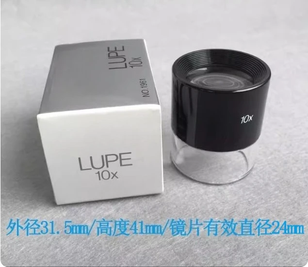 10X Magnifying Glass Handheld Cylindrical Lens with High Clarity for Reading Jewelry Stamp Inspection
10X Magnifying Glass Handheld Cylindrical Lens with High Clarity for Reading Jewelry Stamp Inspection