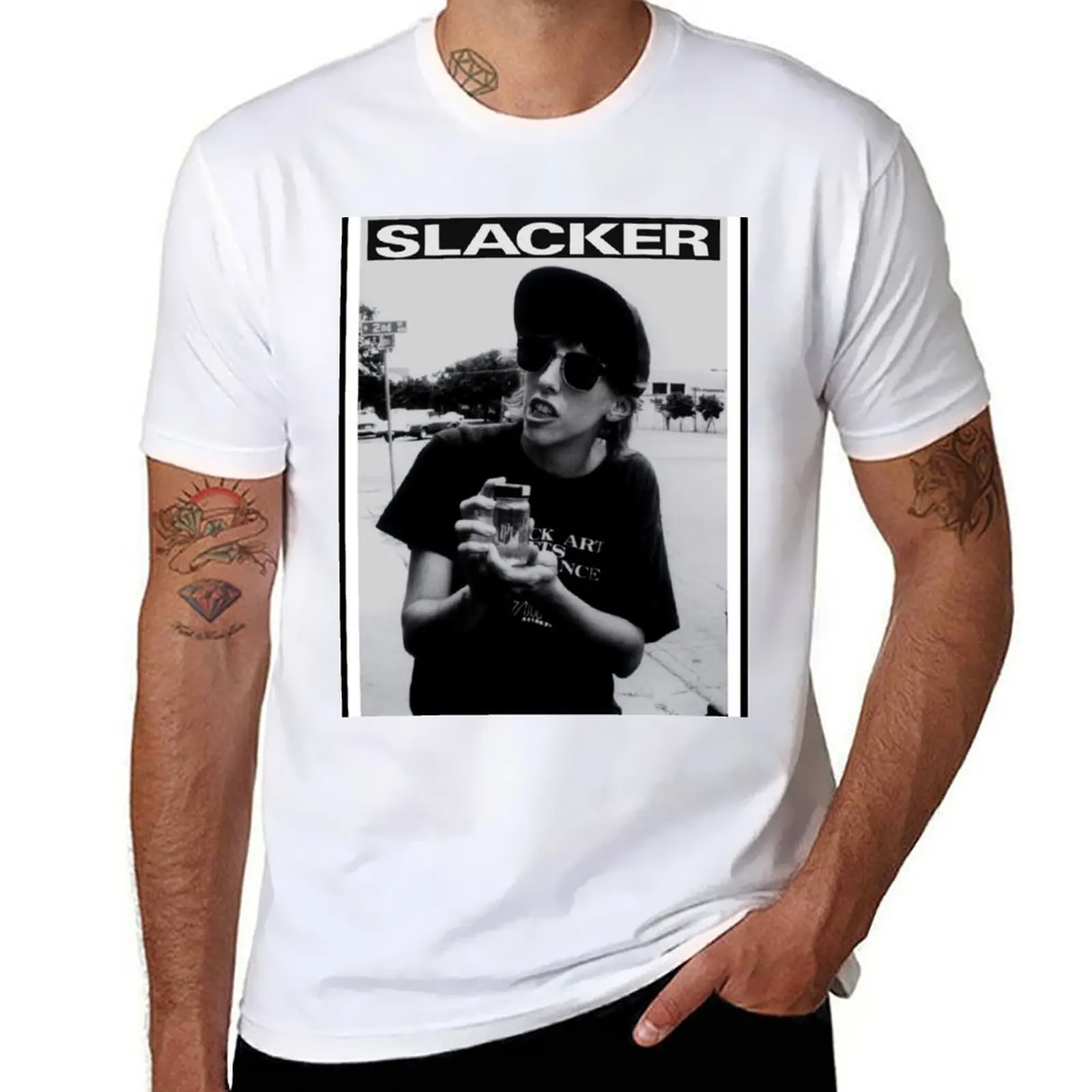 Футболка «Сlacker Movie», мужские футболки для мужчин, повседневная мужская футболка, футболка из 100% хлопка
Футболка «Сlacker Movie», мужские футболки для мужчин, повседневная мужская футболка, футболка из 100% хлопка