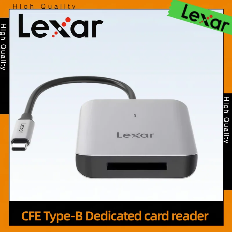 Lexar Original 510U CFexpress Type B Card Reader Memory Card Reader CFE Card Reader USB 3.2 Gen 2 Type C Interface 8K 10Gbps
Lexar Original 510U CFexpress Type B Card Reader Memory Card Reader CFE Card Reader USB 3.2 Gen 2 Type C Interface 8K 10Gbps
