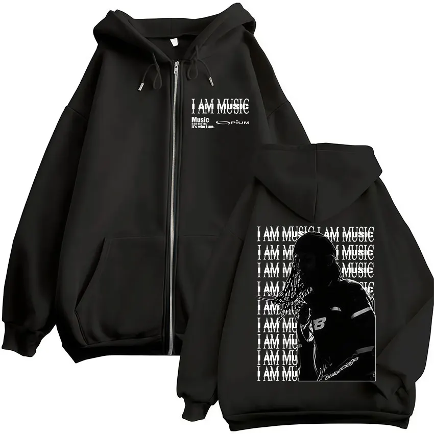Rapper Playboi Carti I AM MUSIC Zipper Hoodies Opium Ken Carson Narcissist Zip Up Sweatshirt Men Women Hip Hop Pullovers Jackets
Rapper Playboi Carti I AM MUSIC Zipper Hoodies Opium Ken Carson Narcissist Zip Up Sweatshirt Men Women Hip Hop Pullovers Jackets