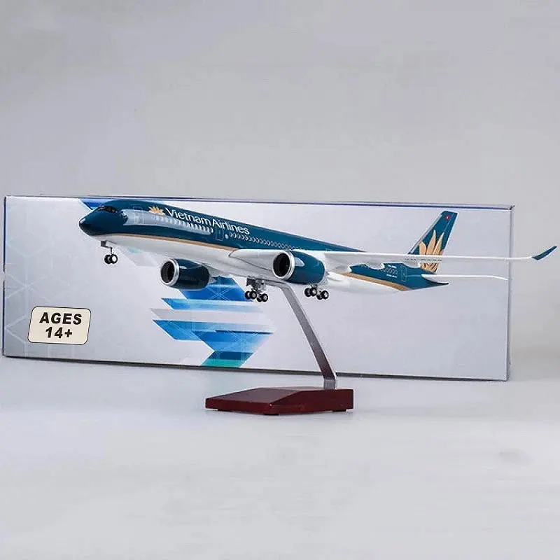 47 см Airbus350 Vietnam Airlines A350 литая под давлением смола модель самолета W огни и колеса база для коллекции Homeshow подарки украшения
47 см Airbus350 Vietnam Airlines A350 литая под давлением смола модель самолета W огни и колеса база для коллекции Homeshow подарки украшения
