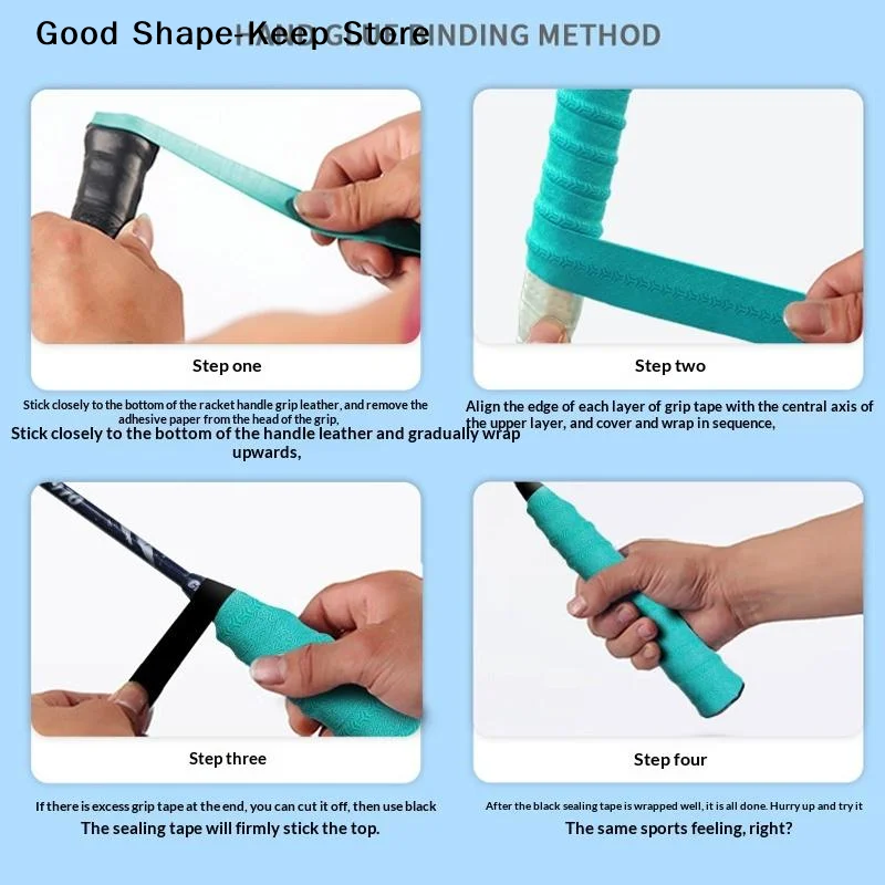 Anti-slip Badminton Hand Rubber Racket Grip Sport Overgrip Tape Tennis Overgrips Sweatband Racket Shock Absorption Grip Tape
Anti-slip Badminton Hand Rubber Racket Grip Sport Overgrip Tape Tennis Overgrips Sweatband Racket Shock Absorption Grip Tape