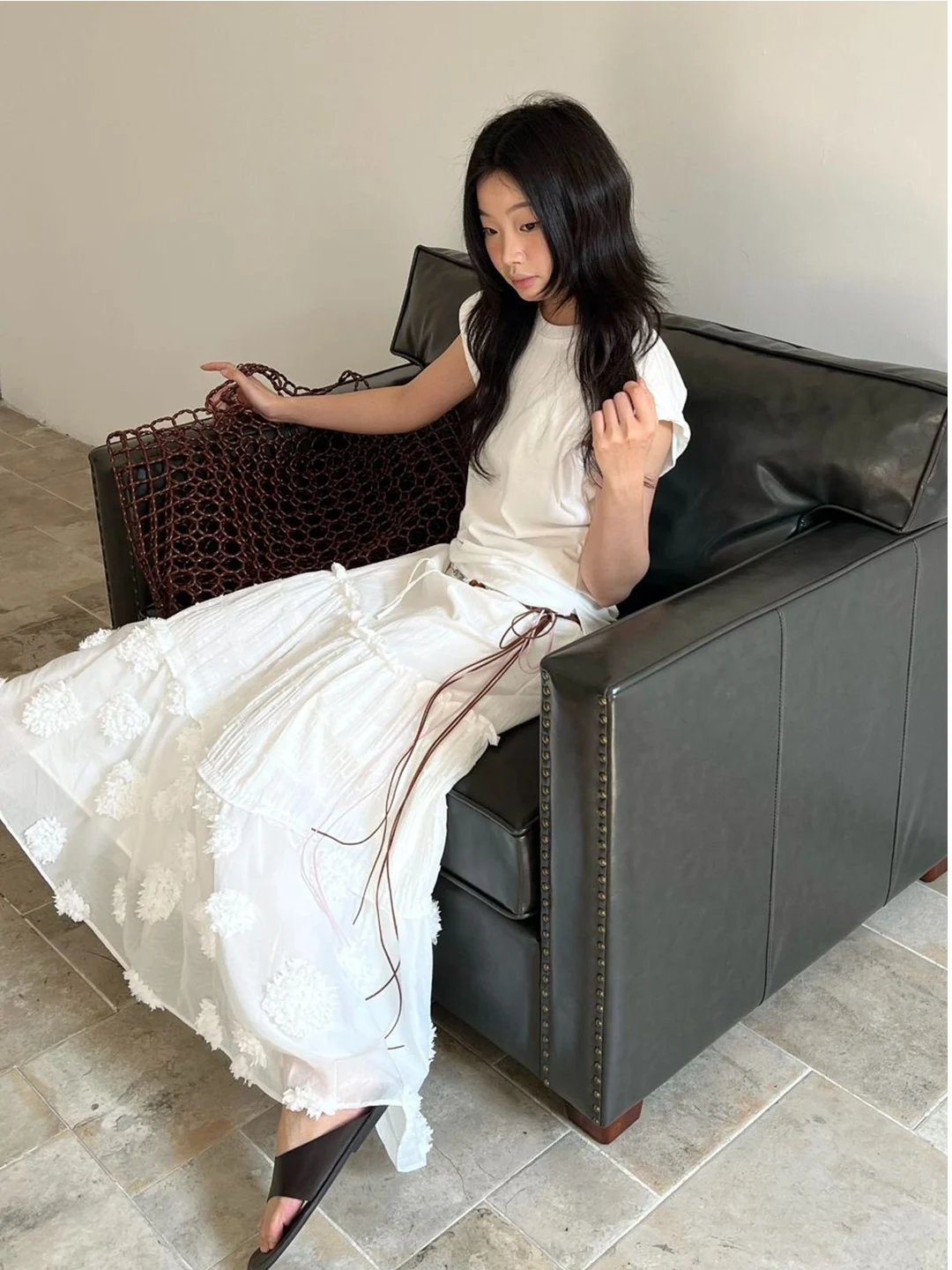 Flowing Silk f Skirt Fairy Flower Design High Waist A-Line Long Skirt Summer New Sle Women's Premium Faion Commute
Flowing Silk f Skirt Fairy Flower Design High Waist A-Line Long Skirt Summer New Sle Women's Premium Faion Commute