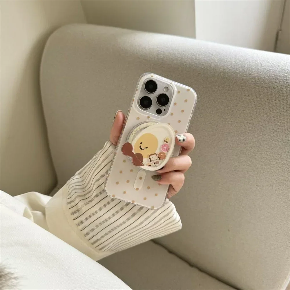 INS Korea Cute Bread and Egg Stand Phone Handle Tok Griptok Ring Stand for IPhone 17 Samxing Phone Stand Gift
INS Korea Cute Bread and Egg Stand Phone Handle Tok Griptok Ring Stand for IPhone 17 Samxing Phone Stand Gift