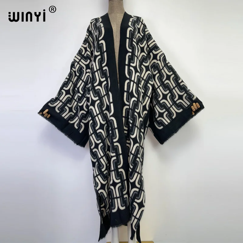 2022 Africa WINYI winter Women elegant Vintage printing Dress Elegant Full Sleeve Casual warm Thick Warm Female Christmas Coats
2022 Africa WINYI winter Women elegant Vintage printing Dress Elegant Full Sleeve Casual warm Thick Warm Female Christmas Coats