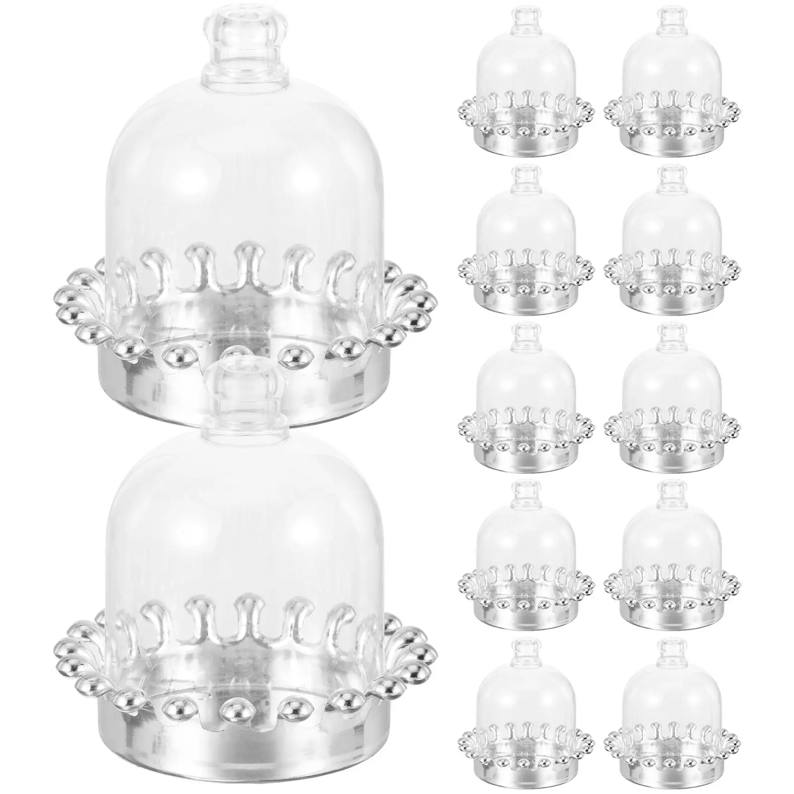 12 Pcs Box Clear Cake Plastic Domes Display Dessert Table Mini Cupcake St Transparent Dome Food Safe Home Party
12 Pcs Box Clear Cake Plastic Domes Display Dessert Table Mini Cupcake St Transparent Dome Food Safe Home Party
