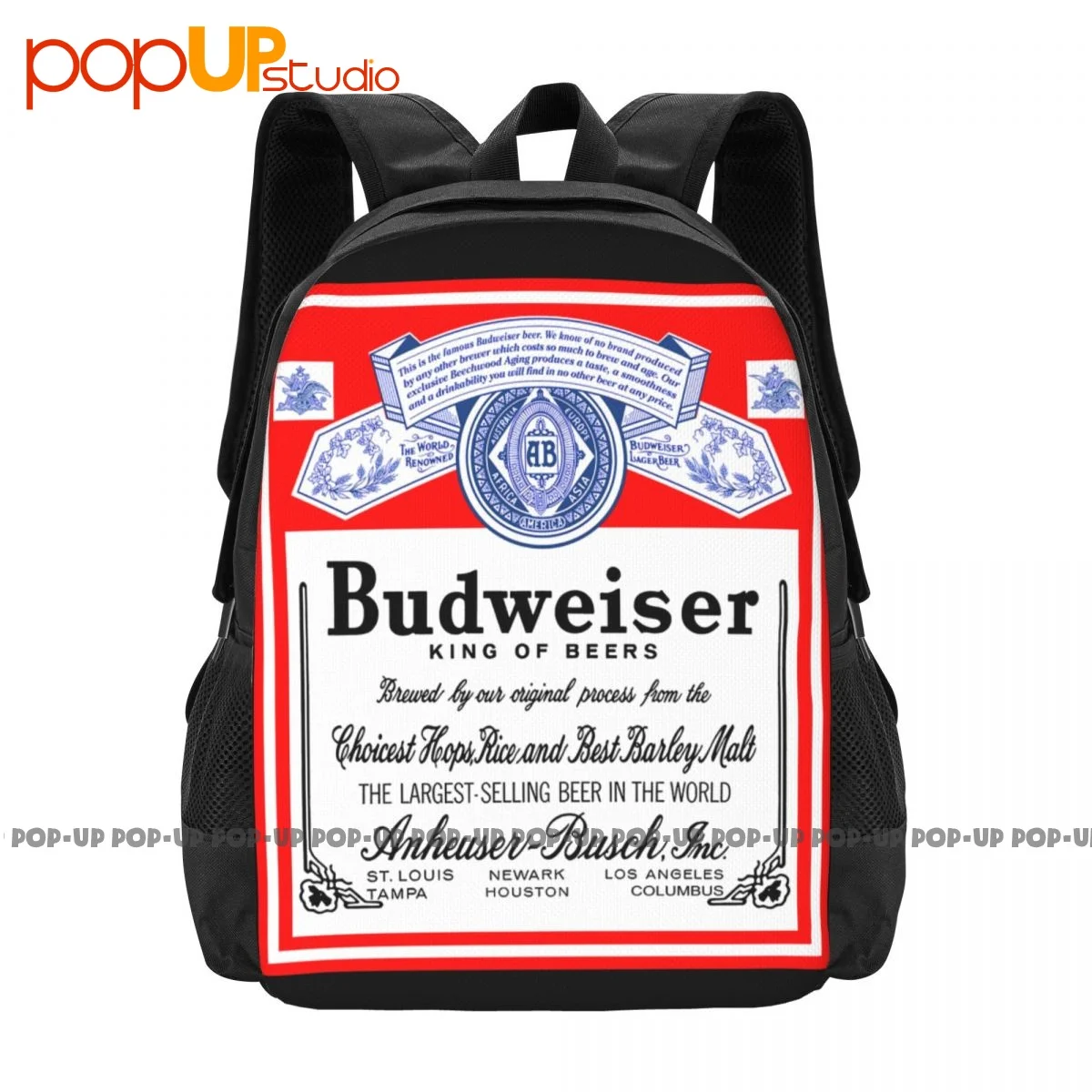 Рюкзак Budweiser с логотипом пивного бутона, вместительная Милая креативная Персонализированная школьная спортивная сумка
Рюкзак Budweiser с логотипом пивного бутона, вместительная Милая креативная Персонализированная школьная спортивная сумка