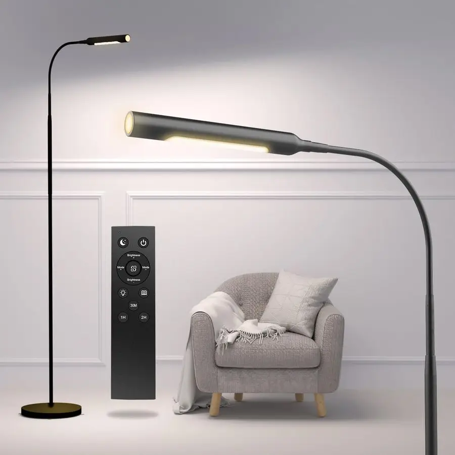 Лампа для гостиной, спальни, рабочего кабинета и домашнего декора. Современная торшер для чтения. С дистанционным управлением. 4 цветовых температуры L
Лампа для гостиной, спальни, рабочего кабинета и домашнего декора. Современная торшер для чтения. С дистанционным управлением. 4 цветовых температуры L