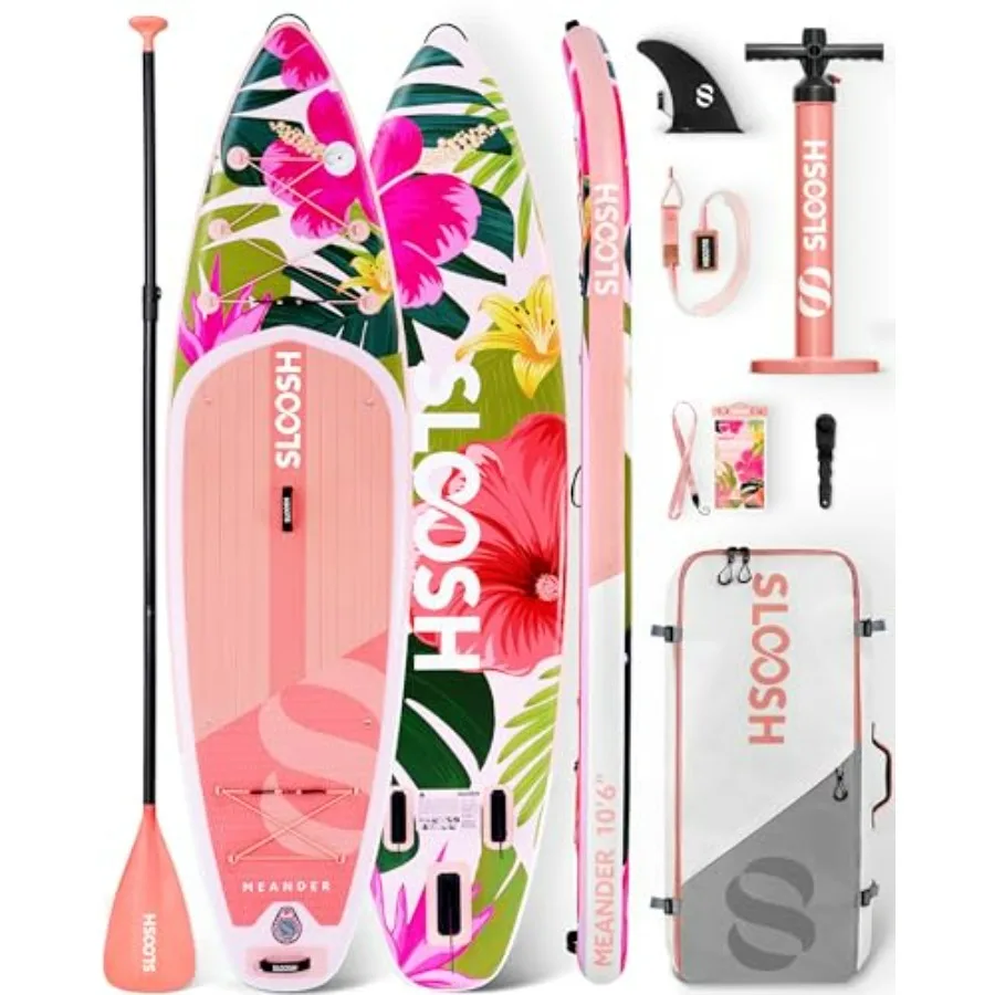 Inflatable Stand Up Paddle Board for youth adults, PVC/nylon composite, blue/gray, ultra-lightweight with non-slip EVA deck and
Inflatable Stand Up Paddle Board for youth adults, PVC/nylon composite, blue/gray, ultra-lightweight with non-slip EVA deck and