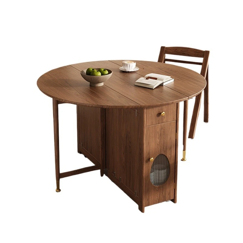 Складной обеденный круглый обеденный стол, складной стул, обеденный стол из цельного дерева для хранения, скандинавский бытовой складной стул для маленькой квартиры
Складной обеденный круглый обеденный стол, складной стул, обеденный стол из цельного дерева для хранения, скандинавский бытовой складной стул для маленькой квартиры