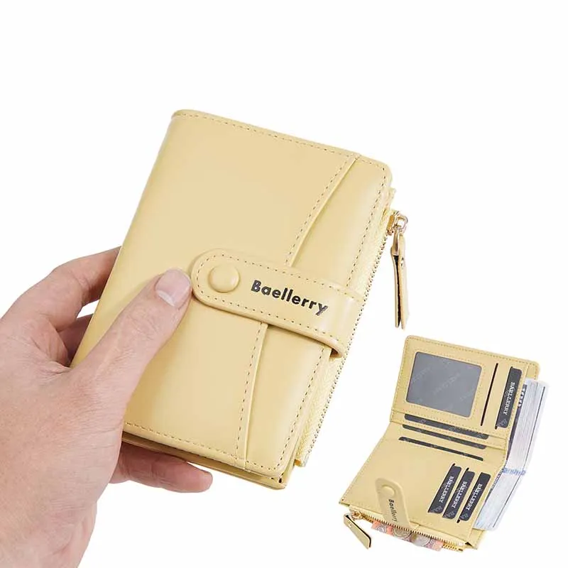 New Women Coin Purse Woman Fashion Short Wallet PU Leather Large Capacity Wallet Lightweight ID Card Holder Travel Cash Coin Bag
New Women Coin Purse Woman Fashion Short Wallet PU Leather Large Capacity Wallet Lightweight ID Card Holder Travel Cash Coin Bag