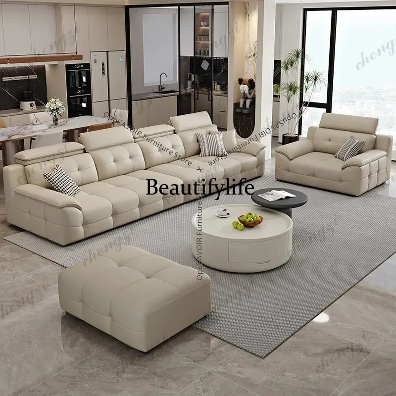 New Italian Minimalist Genuine Leather Living Room Sofa - Light Luxury Top Grain Cowhide Sofa Living Room Furniture
New Italian Minimalist Genuine Leather Living Room Sofa - Light Luxury Top Grain Cowhide Sofa Living Room Furniture