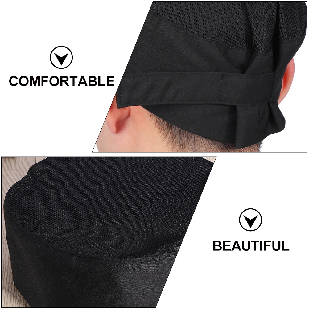 2pcs Breathable Chef Caps Durable Unisex Chef Hat Adjustable Ribbon Cloth Headgear For Catering School Kitchen Work Comfortable
2pcs Breathable Chef Caps Durable Unisex Chef Hat Adjustable Ribbon Cloth Headgear For Catering School Kitchen Work Comfortable