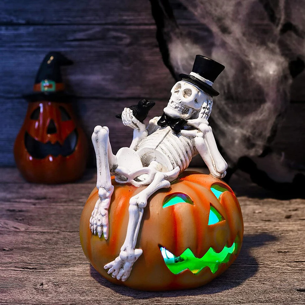 LED Halloween Pumpkin Skull Light Creative Glowing Halloween Party Decoration Colorful Table Lamp for Bedroom for Children
LED Halloween Pumpkin Skull Light Creative Glowing Halloween Party Decoration Colorful Table Lamp for Bedroom for Children