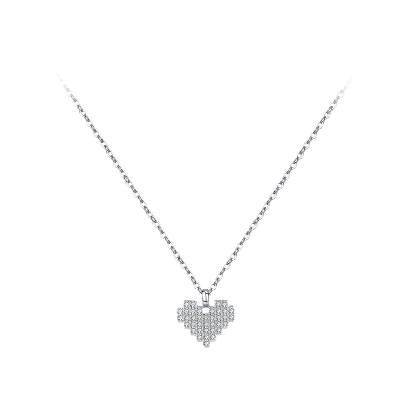 s925Vintage Elegant Heart-Shaped Silver Necklace for WomeninsNecklace cross chain popular accessory
s925Vintage Elegant Heart-Shaped Silver Necklace for WomeninsNecklace cross chain popular accessory