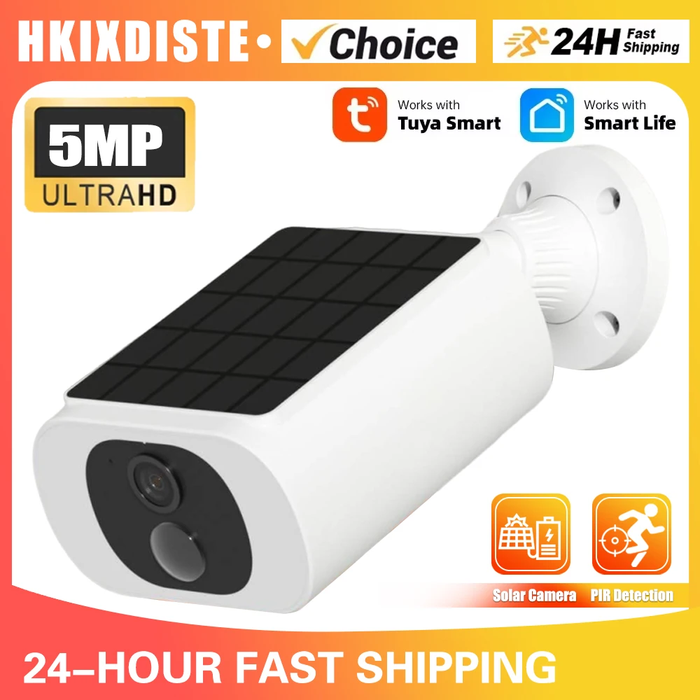 5-мегапиксельная IP-камера Tuya, Wi-Fi, уличная батарея, солнечная панель, беспроводная камера видеонаблюдения, защита дома, двустороннее аудио
5-мегапиксельная IP-камера Tuya, Wi-Fi, уличная батарея, солнечная панель, беспроводная камера видеонаблюдения, защита дома, двустороннее аудио