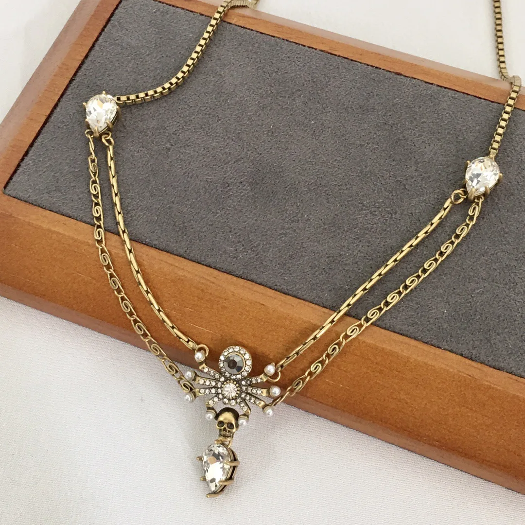 New Spider Necklace For Women With A High-end Temperament, Retro Rock Punk Fashion, Collarbone Chain
New Spider Necklace For Women With A High-end Temperament, Retro Rock Punk Fashion, Collarbone Chain