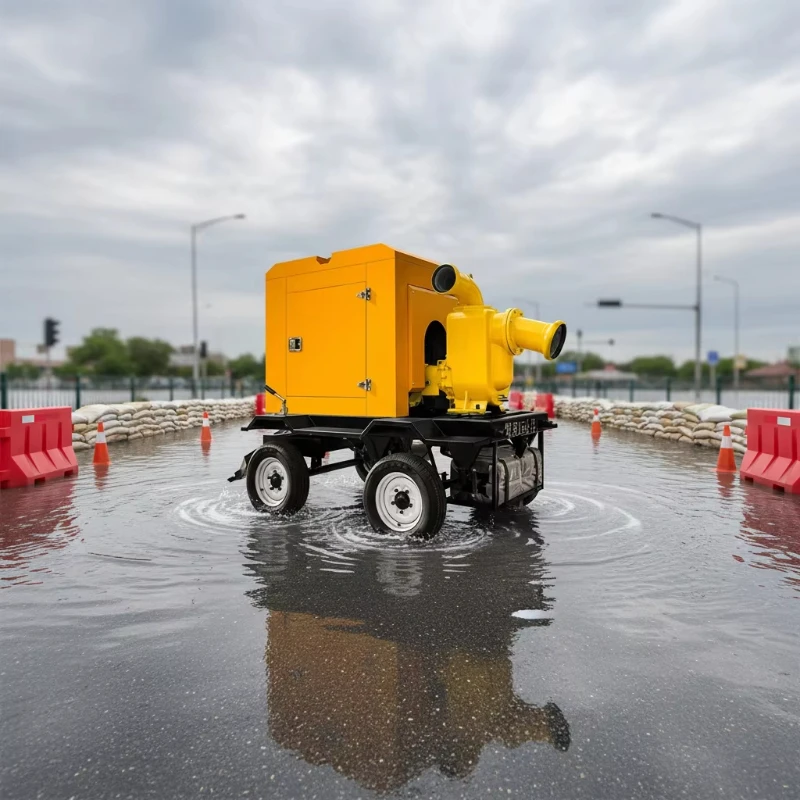 Diesel Engine Self-Priming Water Pump Trailer - High Flow Portable Pump Unit for Irrigation Dewatering Flood Control
Diesel Engine Self-Priming Water Pump Trailer - High Flow Portable Pump Unit for Irrigation Dewatering Flood Control