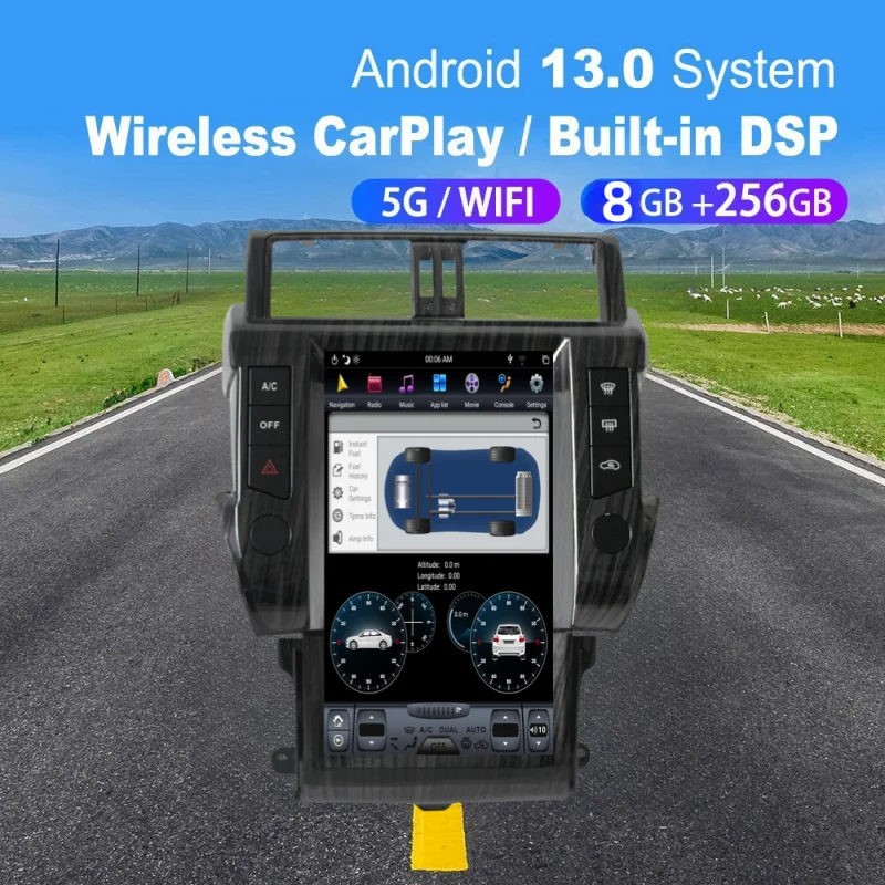 Android Auto 13.6" Android 13 Car For Toyota Land Cruiser Prado 150 2010-2013 Car Radio Multimedia Player GPS CarPlay Head Unit
Android Auto 13.6" Android 13 Car For Toyota Land Cruiser Prado 150 2010-2013 Car Radio Multimedia Player GPS CarPlay Head Unit