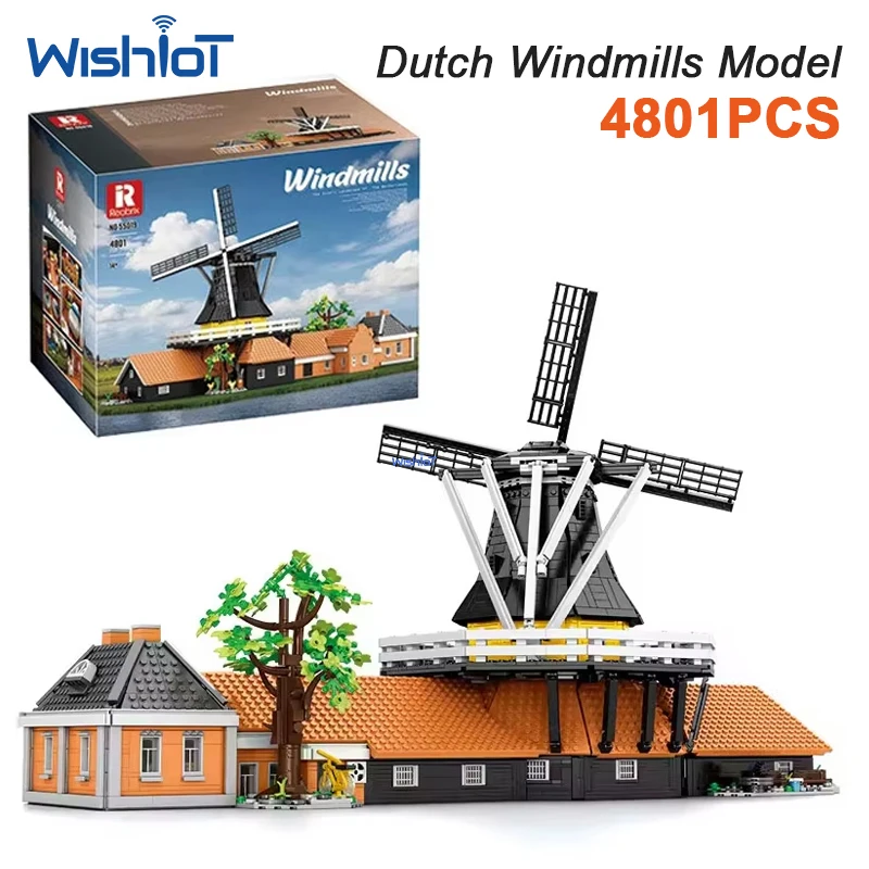 4801PCS Pelmolen Ter Horst Windmill Building Blocks Windmill Museum Model Desktop Ornament Adult Educational Toy Holiday Gift
4801PCS Pelmolen Ter Horst Windmill Building Blocks Windmill Museum Model Desktop Ornament Adult Educational Toy Holiday Gift