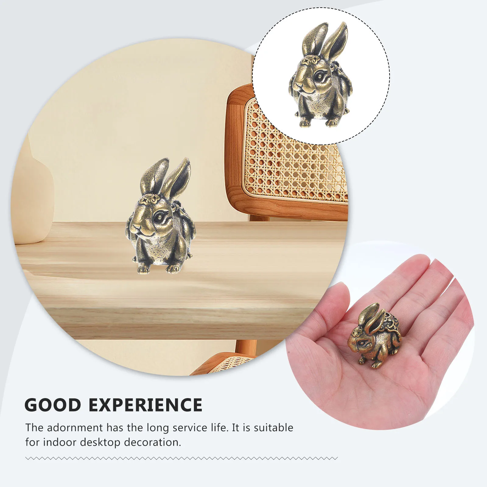 Brass Chinese Zodiac Bunny Decoration Creative Rabbit Ornament Premium Indoor Desktop Tabletop Decor Brass Craft Statues 
Brass Chinese Zodiac Bunny Decoration Creative Rabbit Ornament Premium Indoor Desktop Tabletop Decor Brass Craft Statues