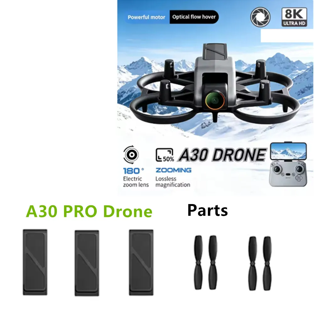 A30 PRO Drone Battery 3.7v 1800mAh A30 PRO Drone Propeller Maple Leaf A30 PRO Drone Parts
A30 PRO Drone Battery 3.7v 1800mAh A30 PRO Drone Propeller Maple Leaf A30 PRO Drone Parts