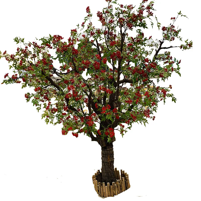Simulation pepper tree with fruit green plant ornament mall hotel interior decoration simulation tree simulation green plant
Simulation pepper tree with fruit green plant ornament mall hotel interior decoration simulation tree simulation green plant