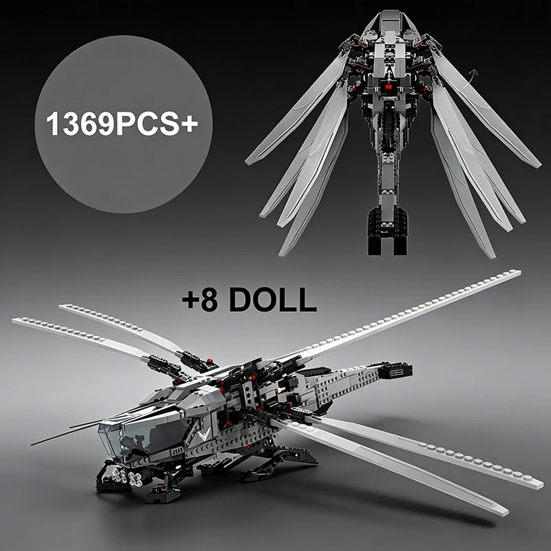 2026 hot-selling spaceship building blocks assembly flapping wing machine model gift children's toy boy christmas birthday gift
2026 hot-selling spaceship building blocks assembly flapping wing machine model gift children's toy boy christmas birthday gift