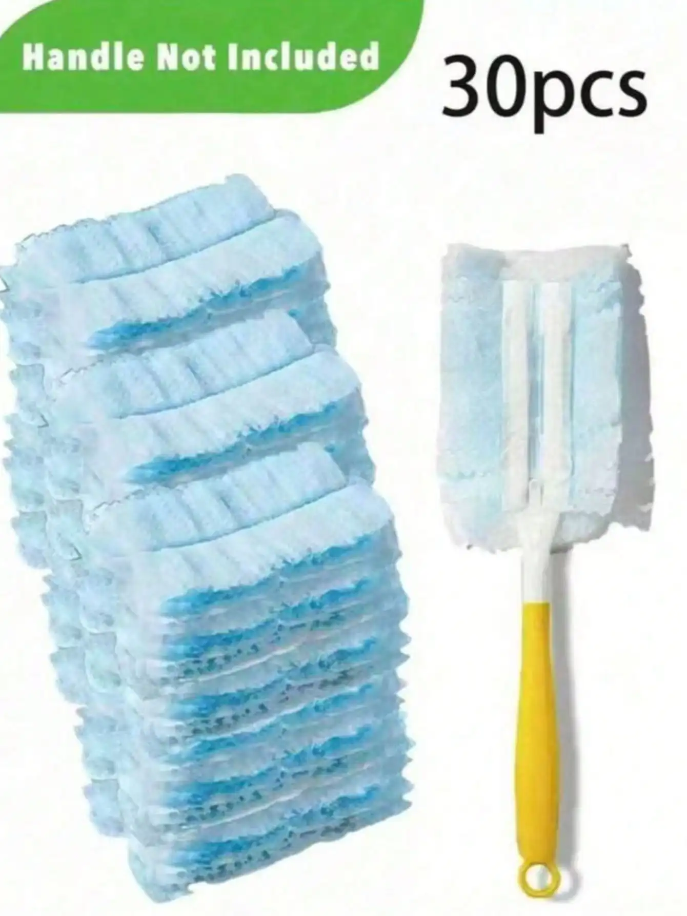 30pcs/Pack Disposable Anti-Static Dust Mop Heads Refill, Suitable For Electronics, Furniture, Blinds And Ceiling Fans, Easy Dust Removal (Mop Handle Not Included), Cleaning Supplies, Cleaning Accessories
30pcs/Pack Disposable Anti-Static Dust Mop Heads Refill, Suitable For Electronics, Furniture, Blinds And Ceiling Fans, Easy Dust Removal (Mop Handle Not Included), Cleaning Supplies, Cleaning Accessories