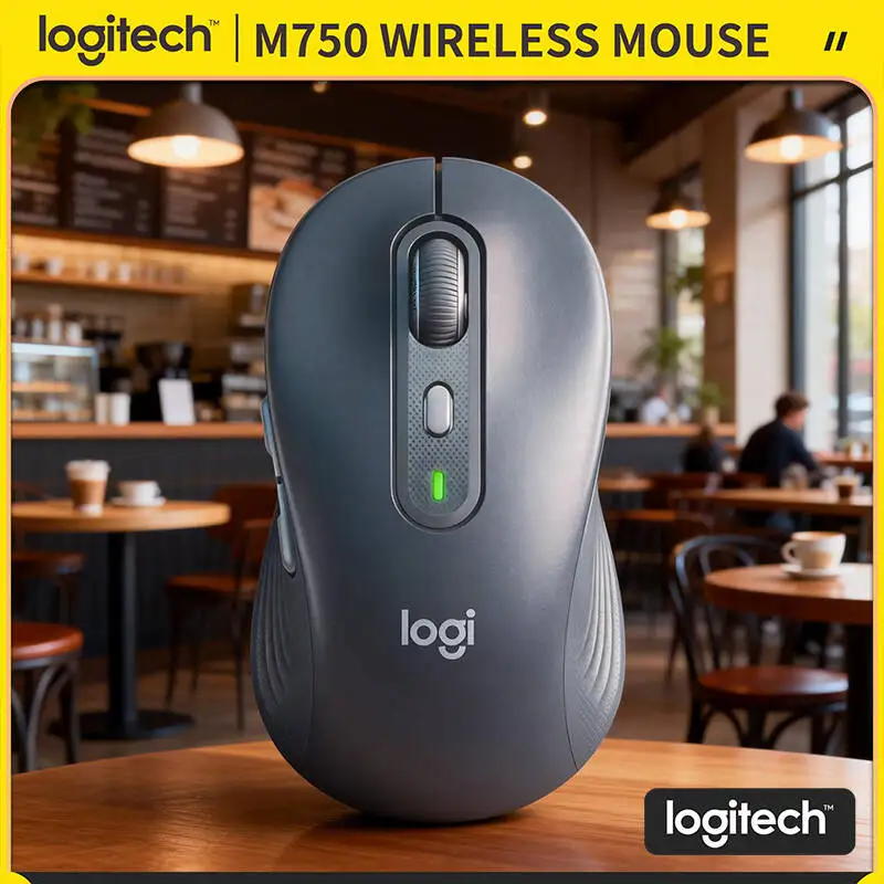 Logitech M750 Ergonomic Mouse - 90% Click Noise Reduction, 4000 DPI, 3-Device Sync, 24-Month Battery, Travel Pick
Logitech M750 Ergonomic Mouse - 90% Click Noise Reduction, 4000 DPI, 3-Device Sync, 24-Month Battery, Travel Pick