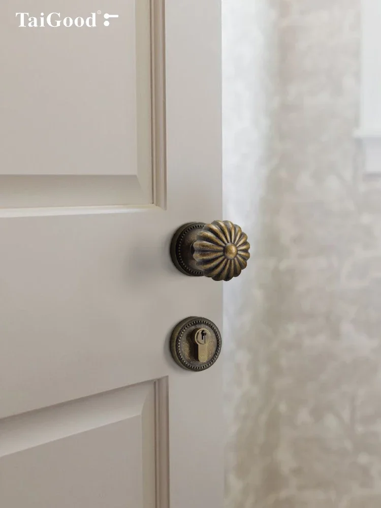 Shilian Taihao modern door lock indoor silent magnetic split lock household spherical retro double lock
Shilian Taihao modern door lock indoor silent magnetic split lock household spherical retro double lock
