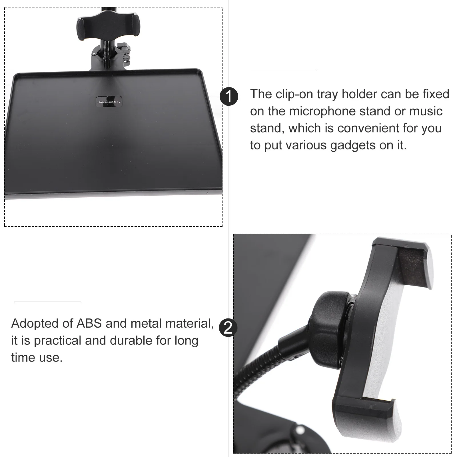 Live Sound Card Tray Clip-on Microphone Rack Stand Easy Install Rust Resistant Microphone Stand Shelf Live Broadcast Mobile
Live Sound Card Tray Clip-on Microphone Rack Stand Easy Install Rust Resistant Microphone Stand Shelf Live Broadcast Mobile