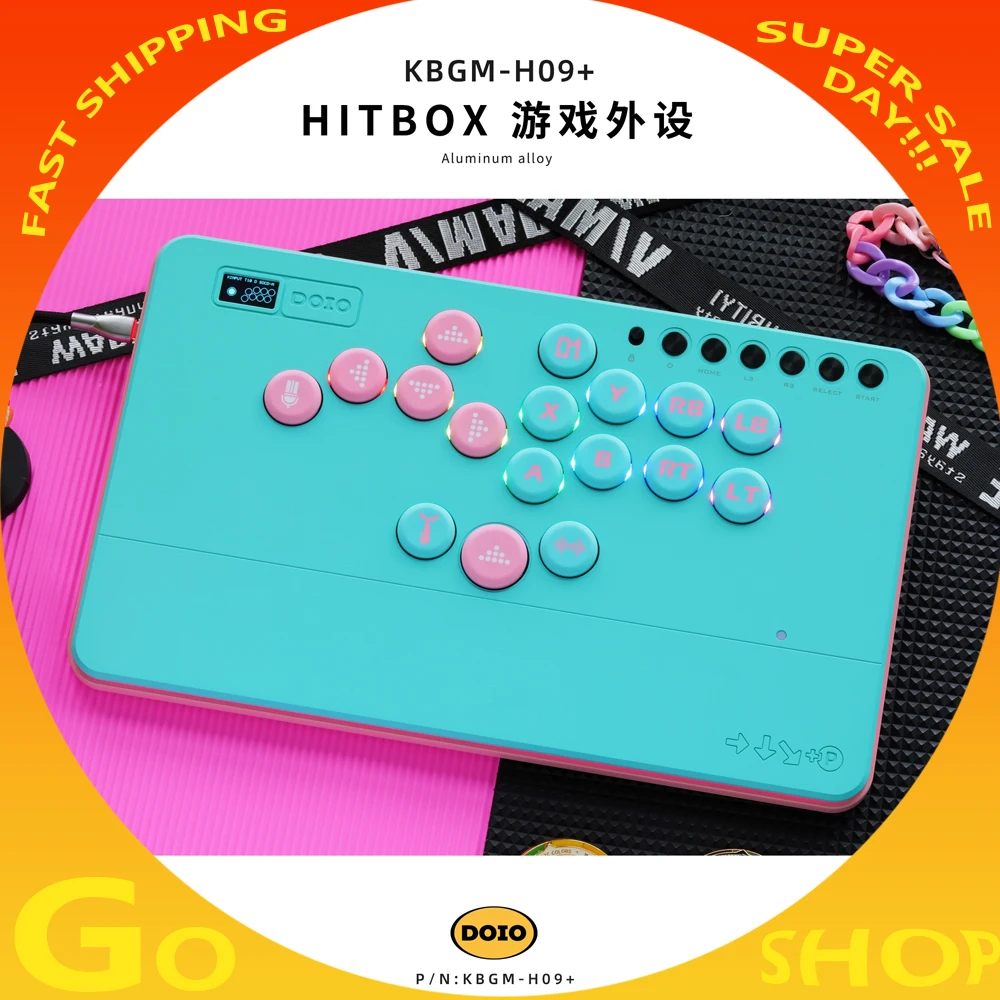 Doio Kbgm-H09 Plus Hitbox Механическая клавиатура из алюминиевого сплава Многоклавишная геймерская клавиатура Type-C Поддержка Ps 4 5 Переключатель ПК Steam
Doio Kbgm-H09 Plus Hitbox Механическая клавиатура из алюминиевого сплава Многоклавишная геймерская клавиатура Type-C Поддержка Ps 4 5 Переключатель ПК Steam