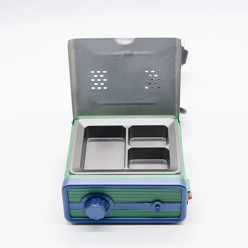 Нагреватель для стоматологического воска, 3-слотовые горшки для плавления воска, устройство для плавления воска, стоматологический техник, лабораторный инструмент, оборудование для стоматологической лаборатории
Нагреватель для стоматологического воска, 3-слотовые горшки для плавления воска, устройство для плавления воска, стоматологический техник, лабораторный инструмент, оборудование для стоматологической лаборатории