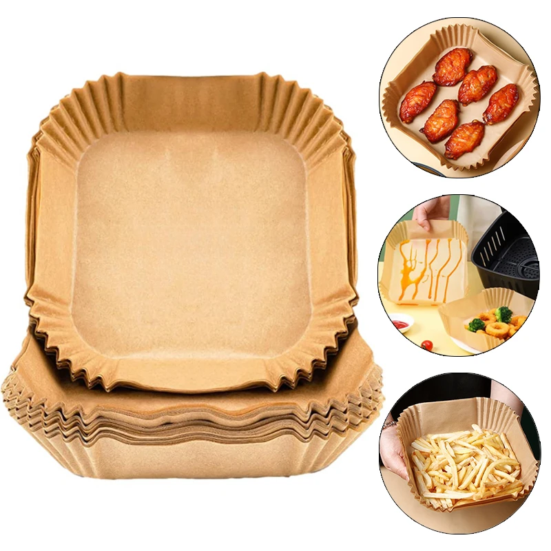 50/100/200PCS Disposable Air Fryer Paper Round/Square Food Silicon Oil Paper Family Party Barbecue Non Stick Equipment
50/100/200PCS Disposable Air Fryer Paper Round/Square Food Silicon Oil Paper Family Party Barbecue Non Stick Equipment